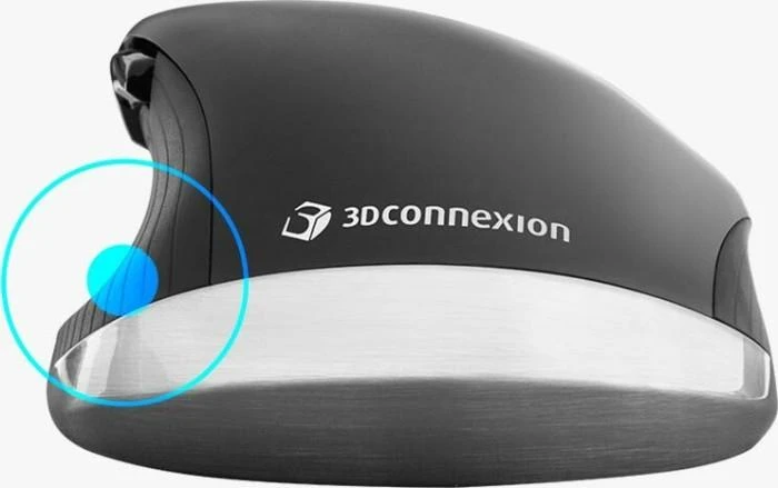 Pelė Myszka 3DConnexion CadMouse Pro su laidu juoda
