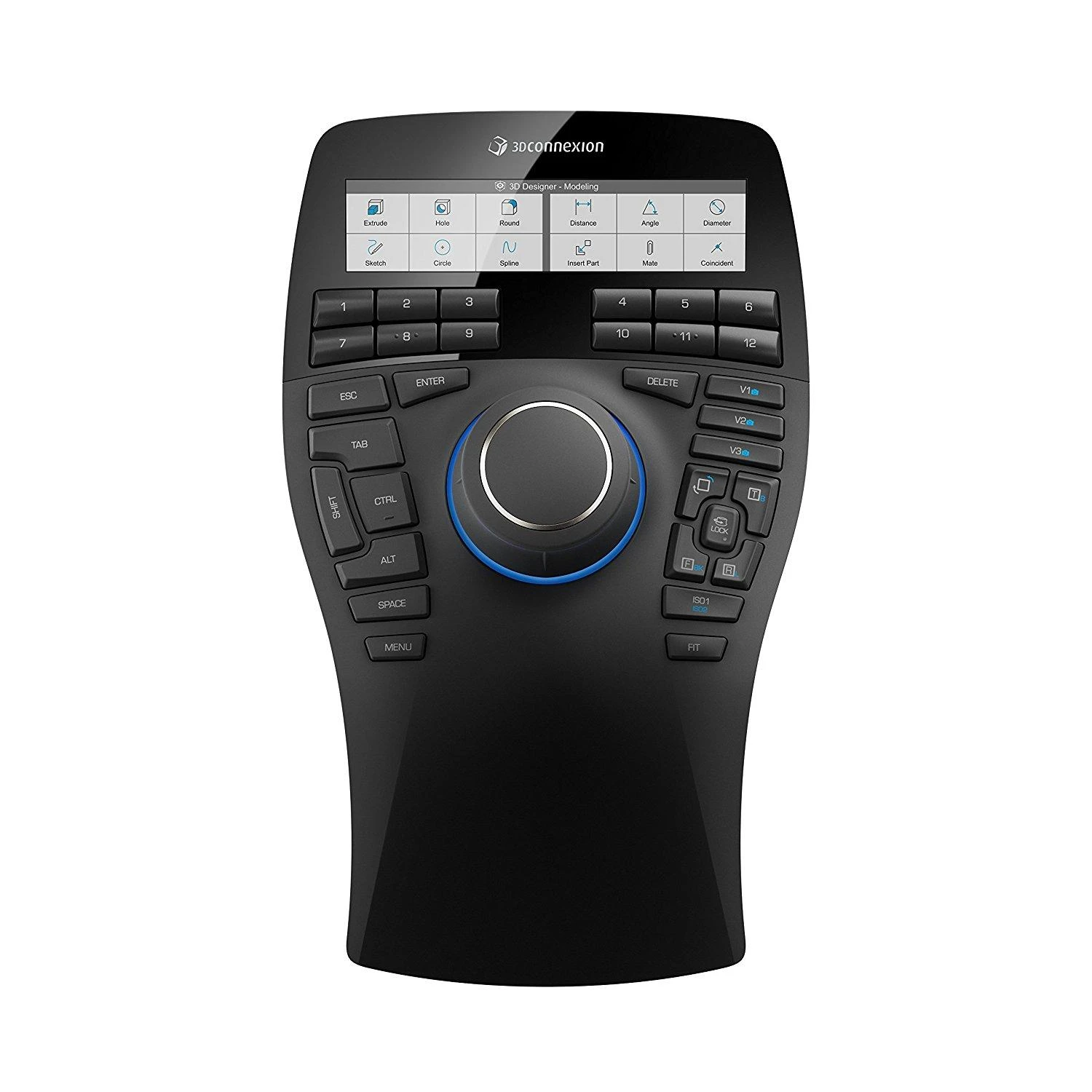 Pelė Hewlett Packard (HP) Myszka 3DConnexion SpaceMouse Enterprise su laidu juoda