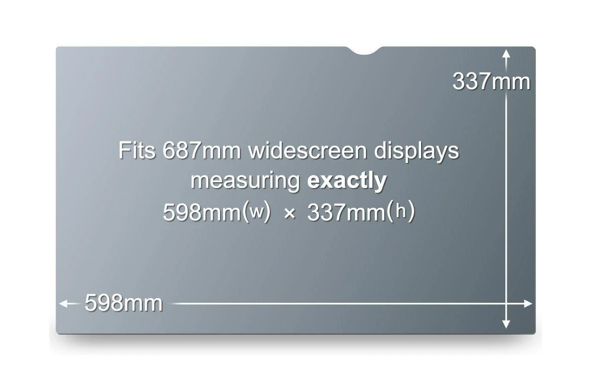 3M 27" 16:9 / PF 27.0W9 |33.7cm x 59.8cm|