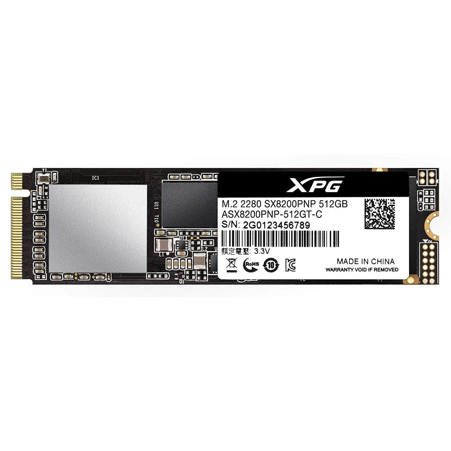 Kietasis vidinis diskas Adata XPG SX8200 PRO M.2 NVMe PCIe 512GB