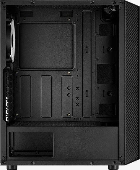 Aerocool Hive-G-BK-v3 „Midi Tower“ Juoda