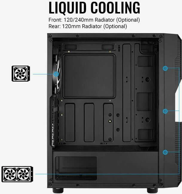 Korpusas AEROCOOL PGS MENACE SATURN RGB-G-BK-v1