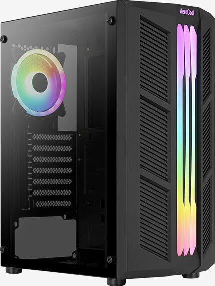 AEROCOOL PGS PRIME-G-BK-v2 ARGB Juodas Mid Tower PC dėklas