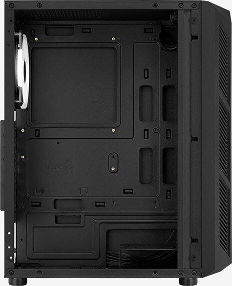 AEROCOOL PGS PRIME-G-BK-v2 ARGB Juodas Mid Tower PC dėklas
