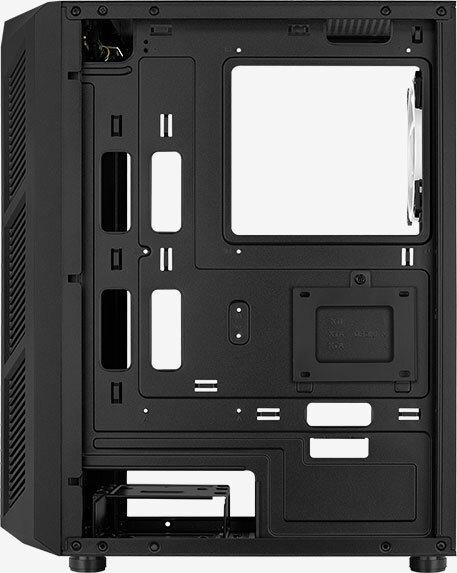 AEROCOOL PGS PRIME-G-BK-v2 ARGB Juodas Mid Tower PC dėklas