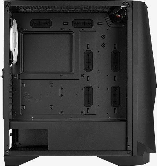 AEROCOOL PGS VISOR-G-BK-v1 ARGB Juodas Mid Tower PC dėklas