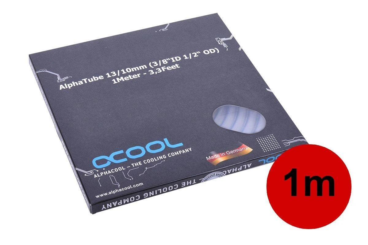 „Alphacool AlphaTube“ žarna HF 13/10 mm, skaidri, 1 m