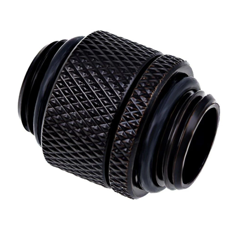 „Alphacool“ dvigubas rotacinis adapteris su G1/4 lizdu į G1/4 lizdą, juodas