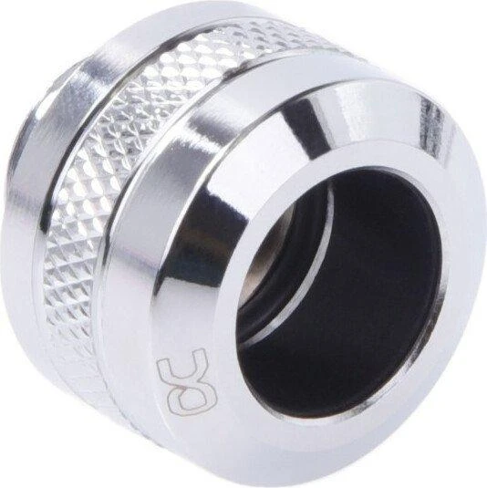 „Alphacool Eiszapfen Pro“ jungtis, 13 mm kietas vamzdelis, G1/4, 6 vnt. pakuotėje, chromuotas