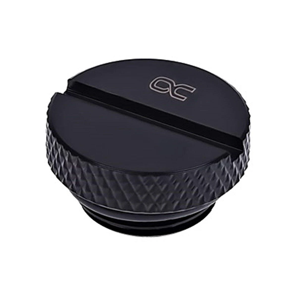 Alphacool Cryographics metalinis kamštis su rifliuotais kraštais