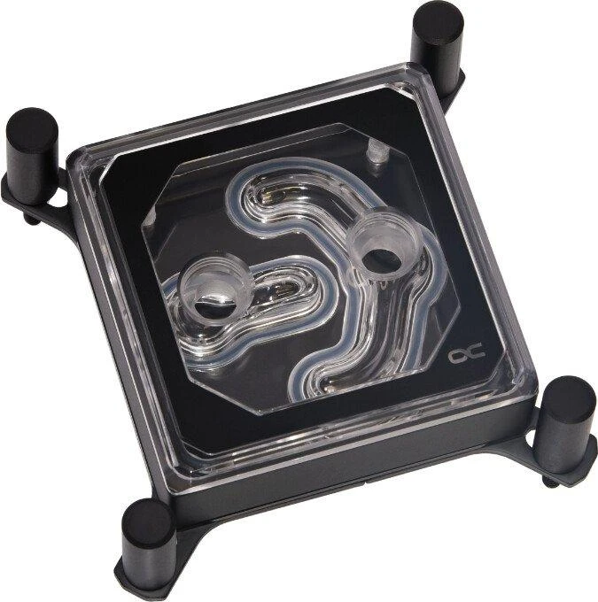 Alphacool Eisblock XPX Aurora Edge CPU – Acrylic Juodas Digital RGB