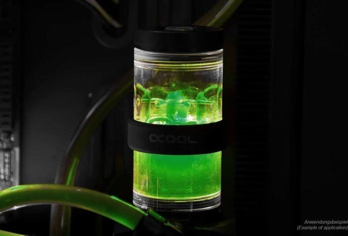 Alphacool Ice Vanduo Crystal Žalias UV aktyvus, 1000ml paruoštas naudoti mišinys – žalias