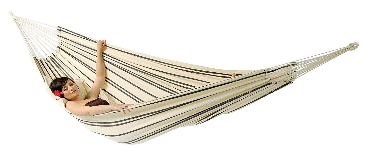 Amazonas Barbados kapučino dvigubas hamakas, 230x150 cm, 200 kg