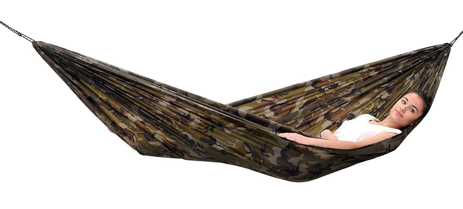 Amazonas Travel Set kamufliažinis Travel Hamakas, 275x140 cm, 120 kg