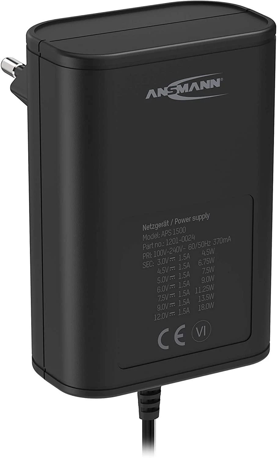 Ansmann APS 1500 maks. 18 W 1201-024