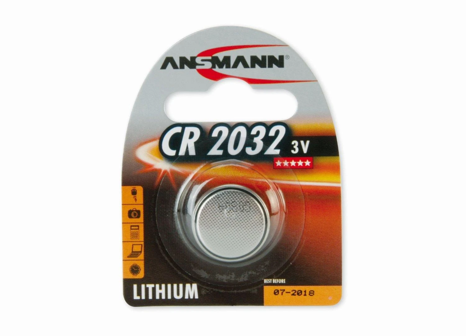 ANSMANN CR2032 3V baterija pakuotėje