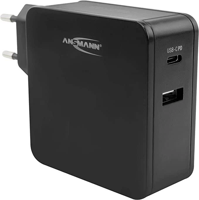 Ansmann namų įkroviklis 247PD 1xUSB 1xUSB Type-C PD 45W 4700mA