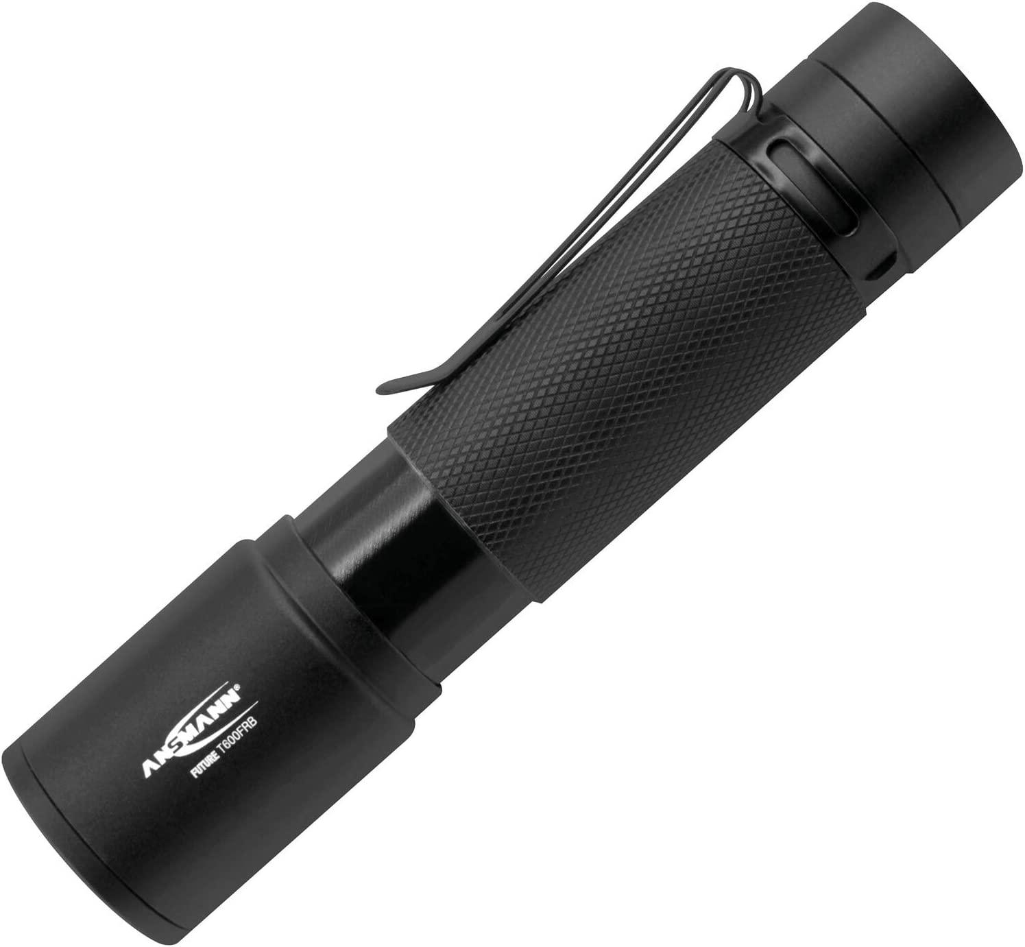 Ansmann T600FRB Juoda Rankinis žibintuvėlis LED