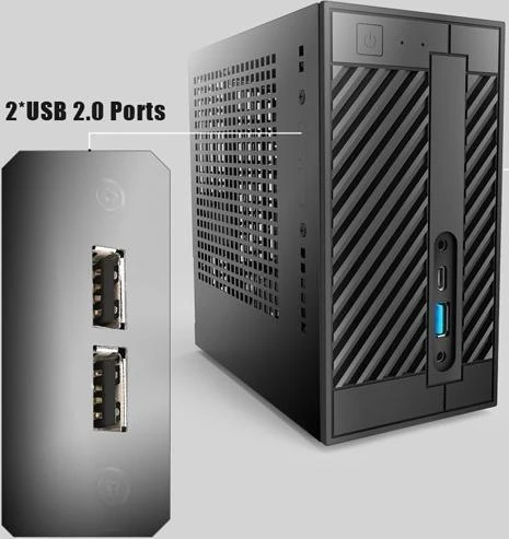 ASRock reduktorius USB 2.0 (9 kontaktų) iki 2 x USB 2.0