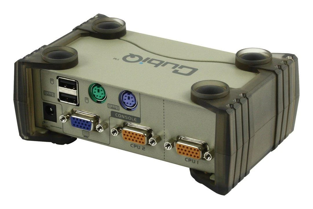 ATEN CS82U-AT ATEN CS82U 2 prievadų PS/2 USB KVM jungiklis, 2x pasirinktiniai KVM kabelių rinkiniai, nemaitinamas