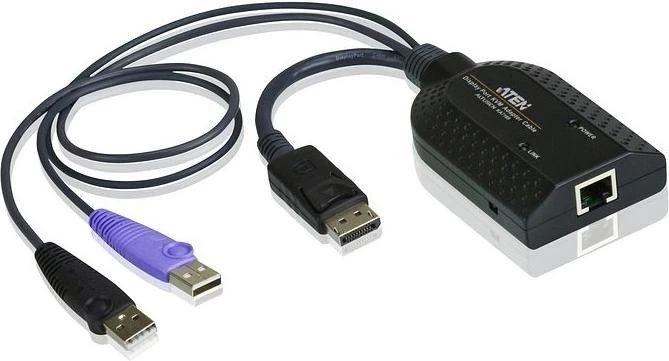 „Aten KA7169-AXUSB DisplayPort“ virtualios medijos KVM adapteris su išmaniųjų kortelių palaikymu | „Aten“