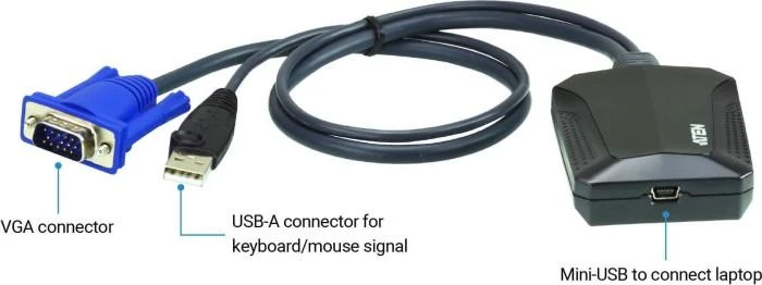 Adapteris ATEN juodas / CV211