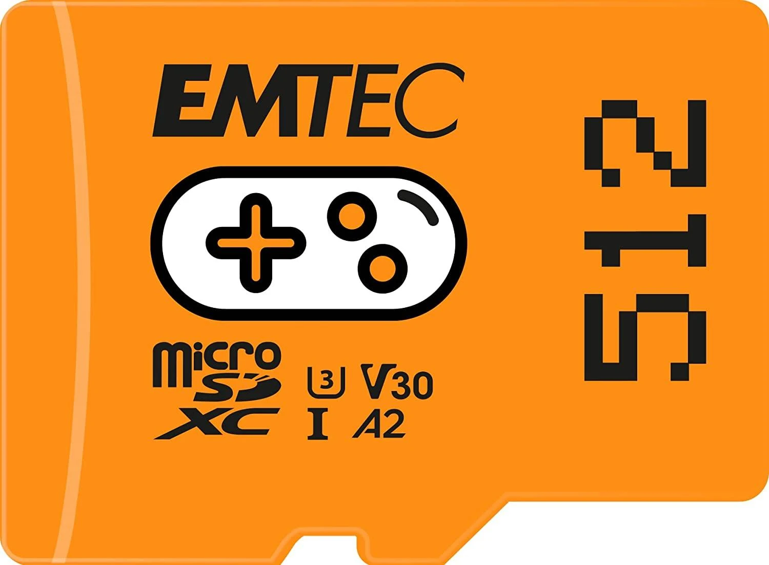 Atminties kortelė Emtec žaidimų kortelė „Micro SDXC 512 GB“, 10 klasė, UHS-I/U3 A2 V30 (ECMSDM512GXCU3G)