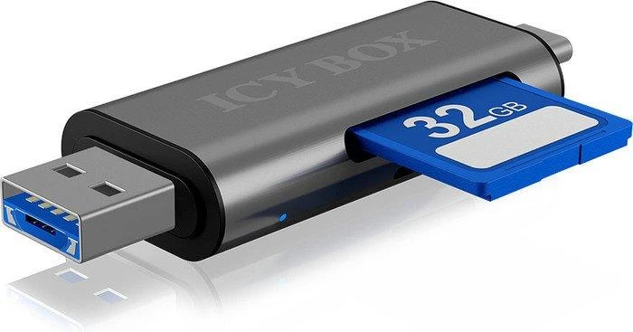 „Icy Box Raidsonic“ | Išorinis kortelių skaitytuvas su kelių USB jungčių jungtimi | Išorinis | „Micro SDHC“, „Micro SDXC“, „Micro SD 3.0 UHS-I SD, SDHC, SDXC, SD 2.0 UHS-I, MMC | išorinis