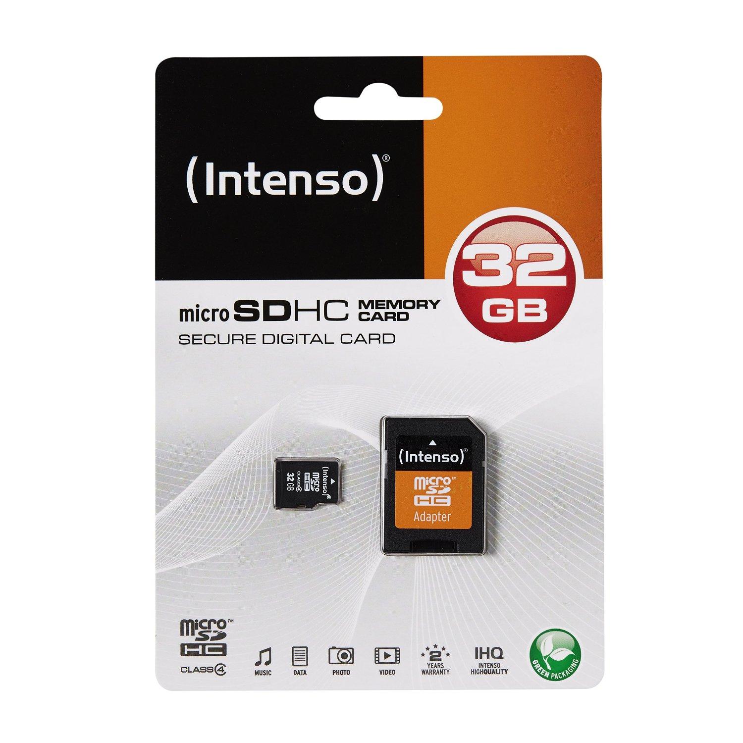 Atminties kortelė Tab Intenso MikroSDHC 32 GB klasė 4 (3403480)
