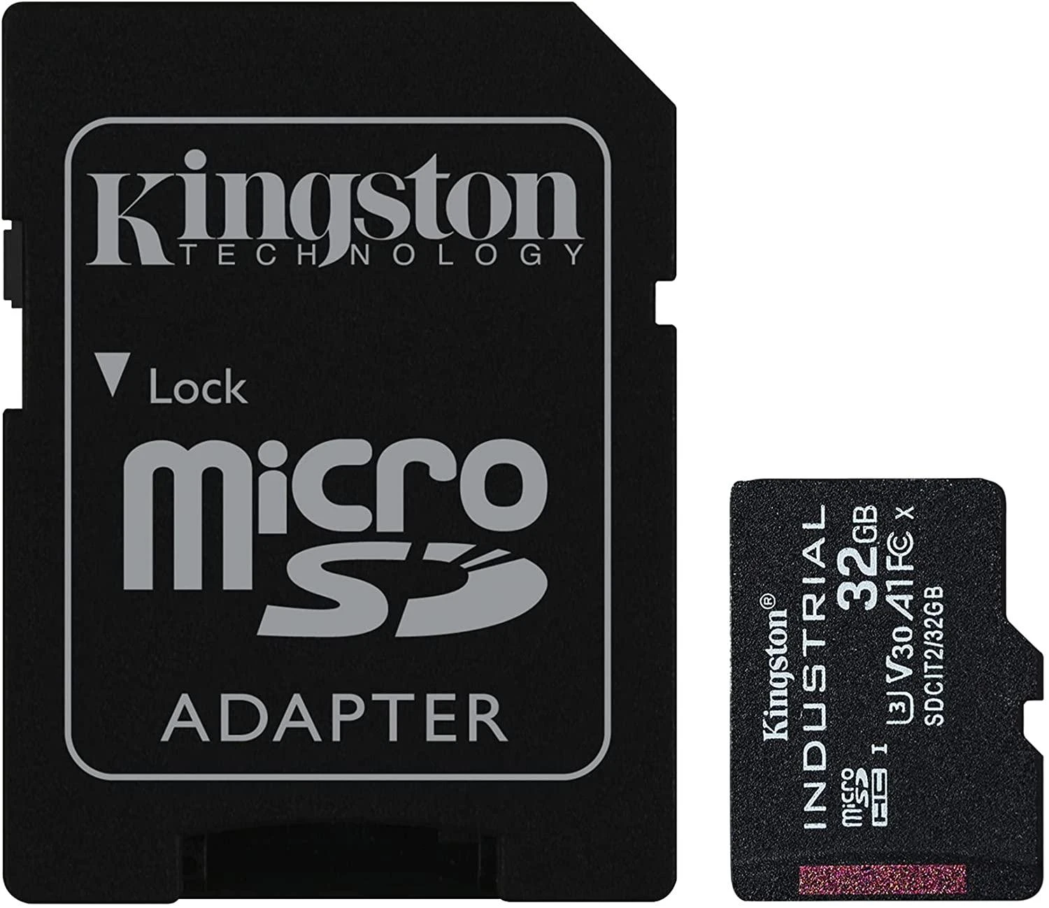 Atminties kortelė Kingston | UHS-I | 32 GB | Micro SDHC/SDXC Industrial Card | Flash atminties klasė Class 10, UHS-I, U3, V30, A1