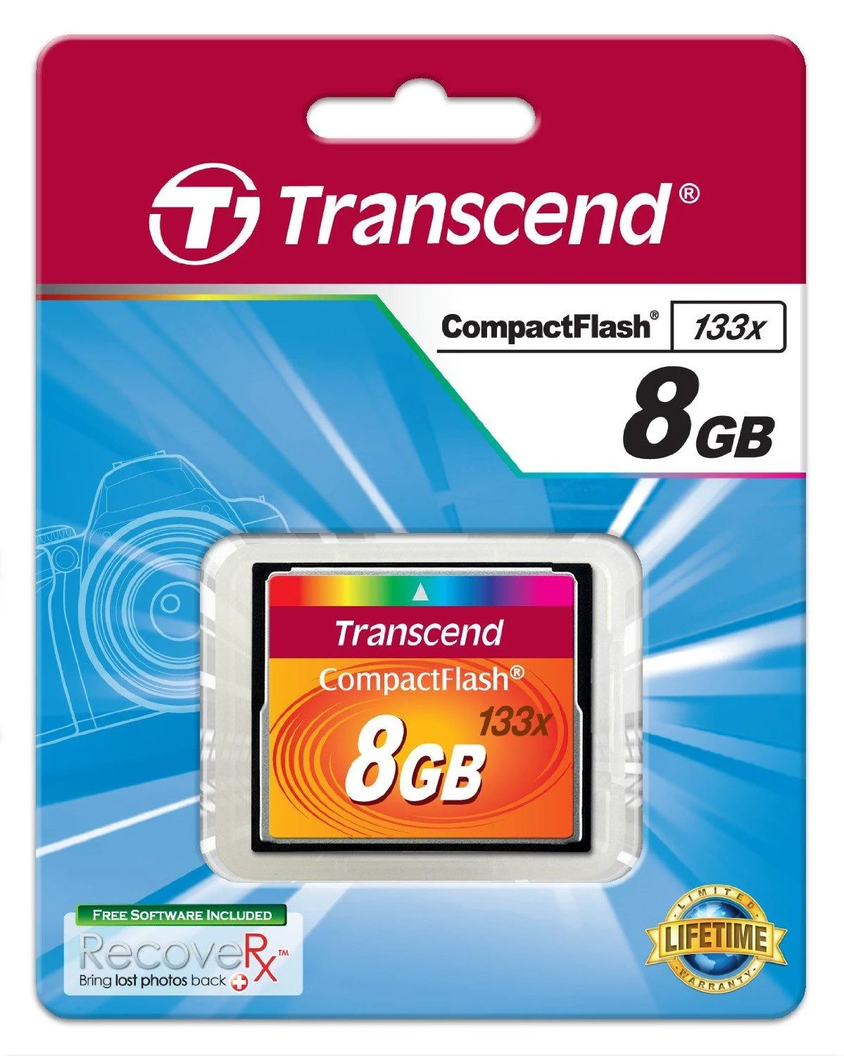 Atminties kortelė TRANSCEND CompactFlash 8GB MLC kortelė