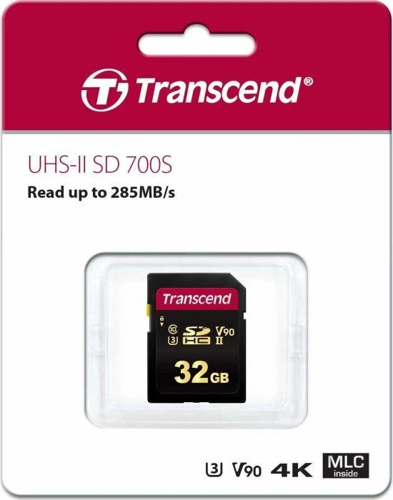 Atminties kortelė TRANSCEND SDXC/SDHC 700S SD kortelė CLASS3 UHS-II 32GB