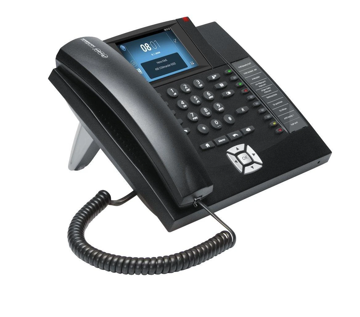 AEW Auerswald COMfortel 1400 IP Analoginis telefonas Juoda