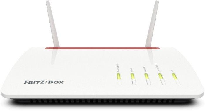 AVM FRITZ!Box 6890 LTE belaidis maršrutizatorius Dviguba juosta (2,4 GHz / 5 GHz) Gigabitinis eternetas 3G 4G Juoda, Raudona, Balta