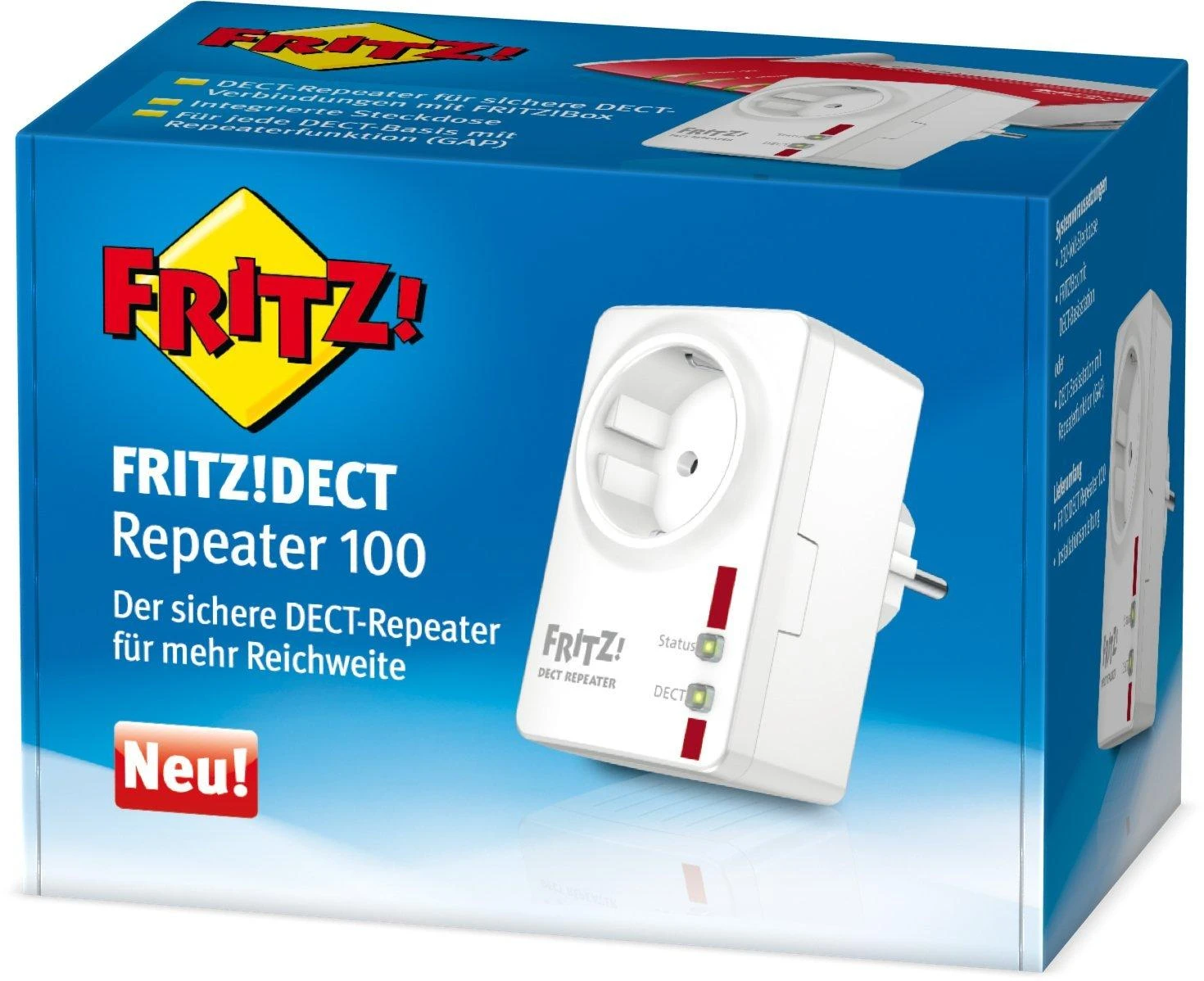 Maršrutizatorius AVM FRITZ!DECT kartotuvas 100, DE