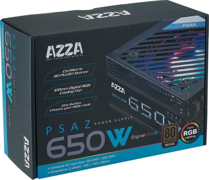 AZZA PSAZ-650W-RGB Juodas 650 W, modelis - PSAZ-650W-RGB, žema kaina ...