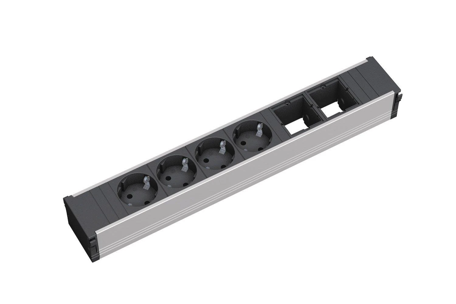 Bachmann maitinimo juosta 4 lizdai 3,7 m sidabro (912.007)