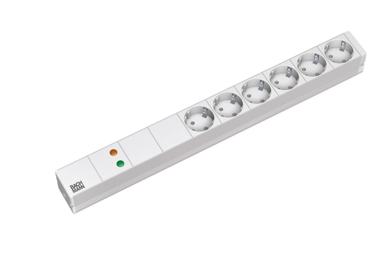 Bachmann 333.402 elektros tinklo ilgintuvas 2 m 6 AC išvestis(ys / čių) Vidaus Pilka