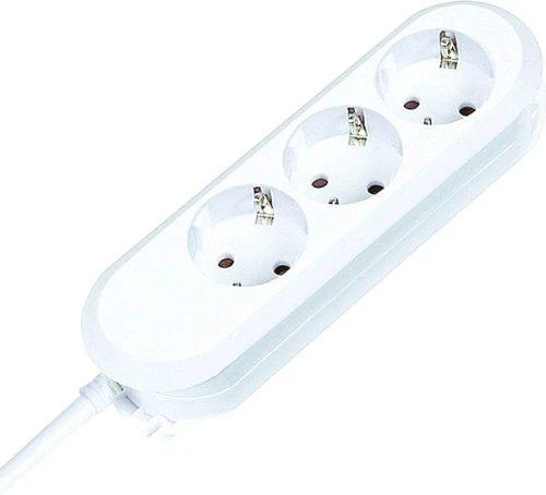 Bachmann lizdų juosta SMART 3 krypčių, balta 3,0 m, be jungiklio