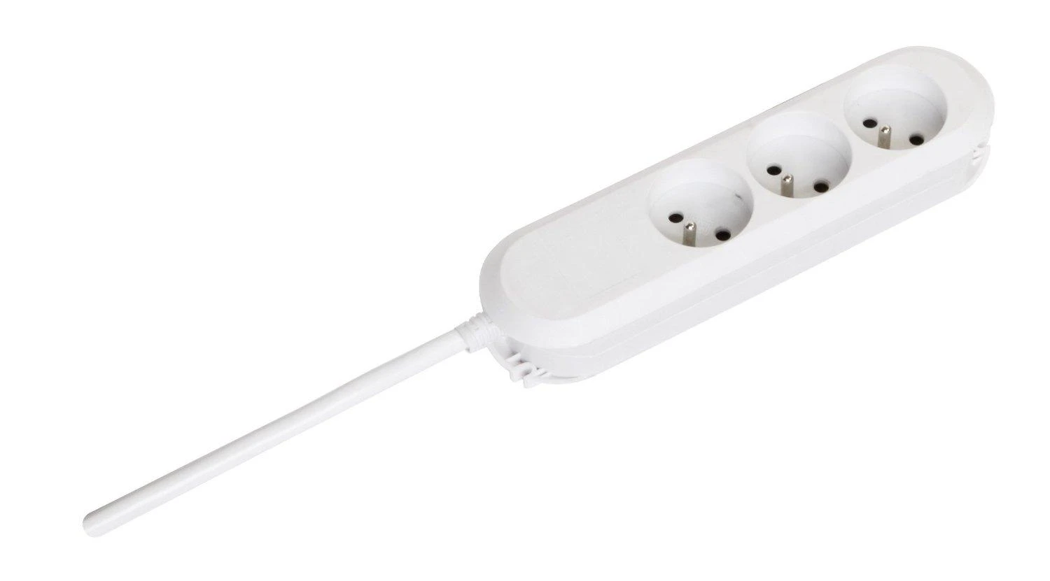 Bachmann lizdų juosta SMART 3 krypčių, balta 5,0 m, be jungiklio