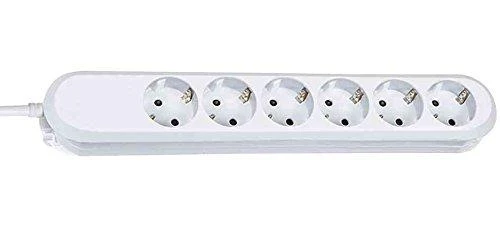 Bachmann lizdų juostelė SMART 6 krypčių, balta 3,0 m, be jungiklio