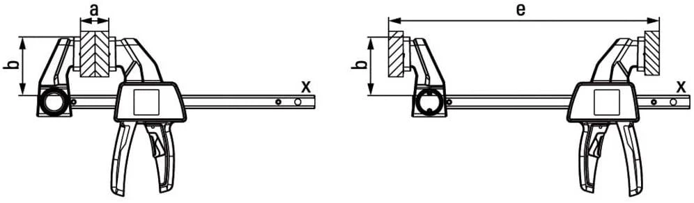 Spaustuvai BESSEY EZS11-4 2vnt.