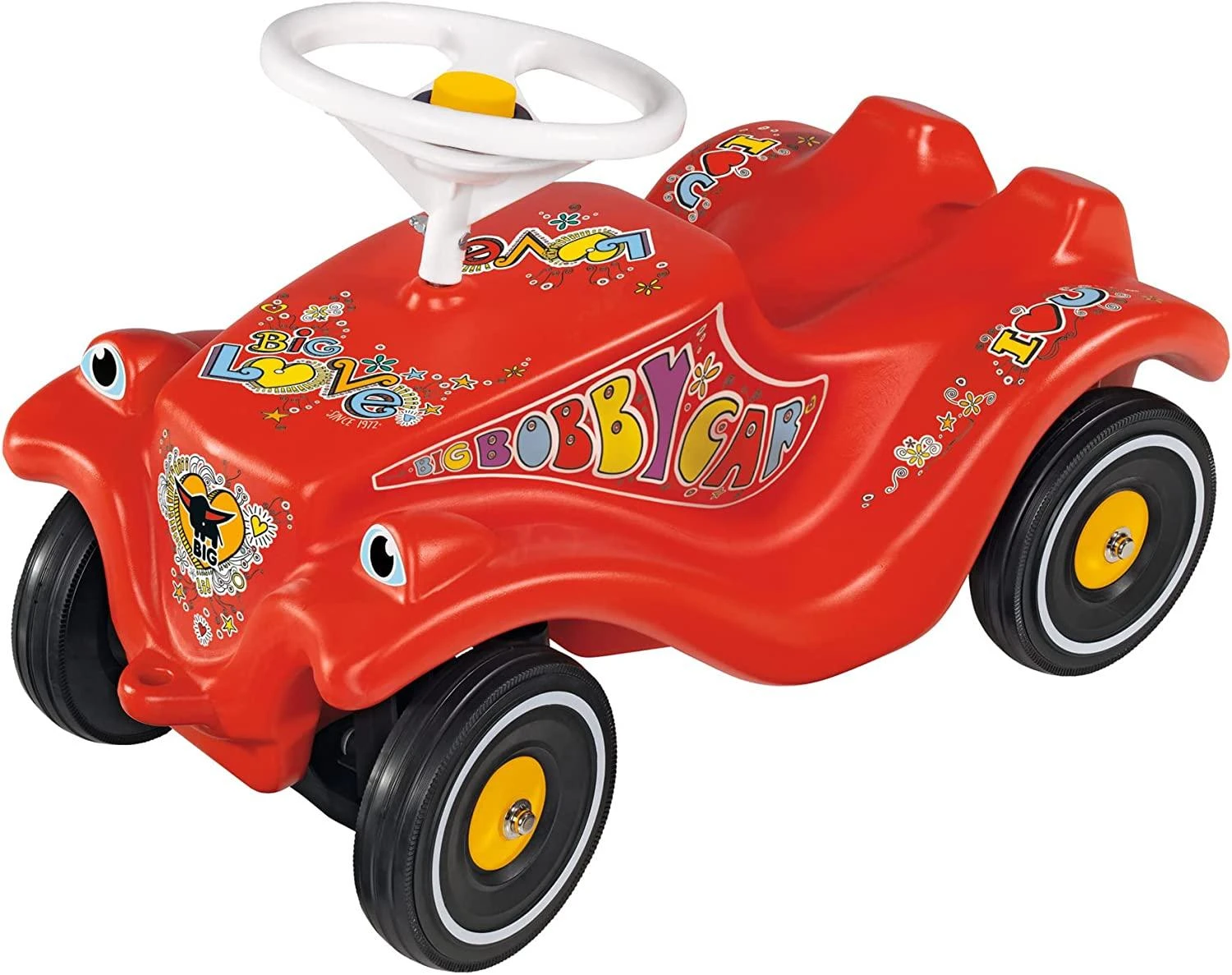 BIG Bobby Car Classic važiuoklis su garsiniu signalizatoriumi ir švytėjimu