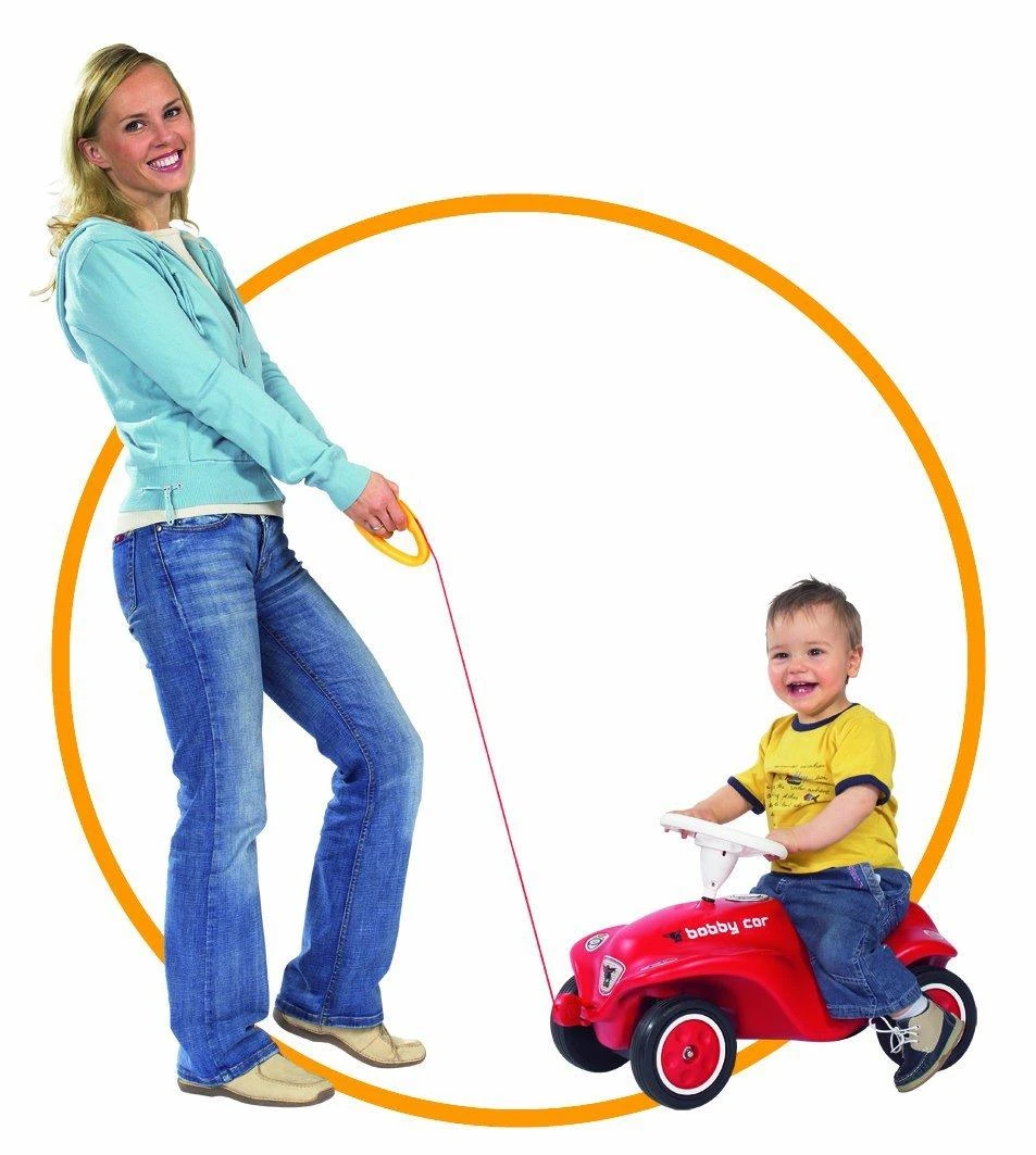 Smoby BIG Trikojis virvė Vilkimo ir važiavimo Bobby automobilis 85cm