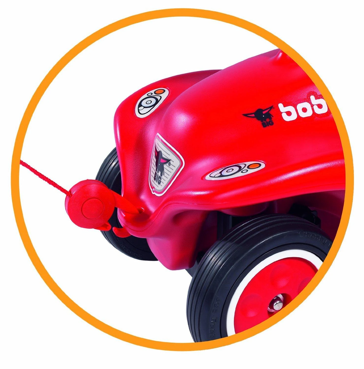 Smoby BIG Trikojis virvė Vilkimo ir važiavimo Bobby automobilis 85cm