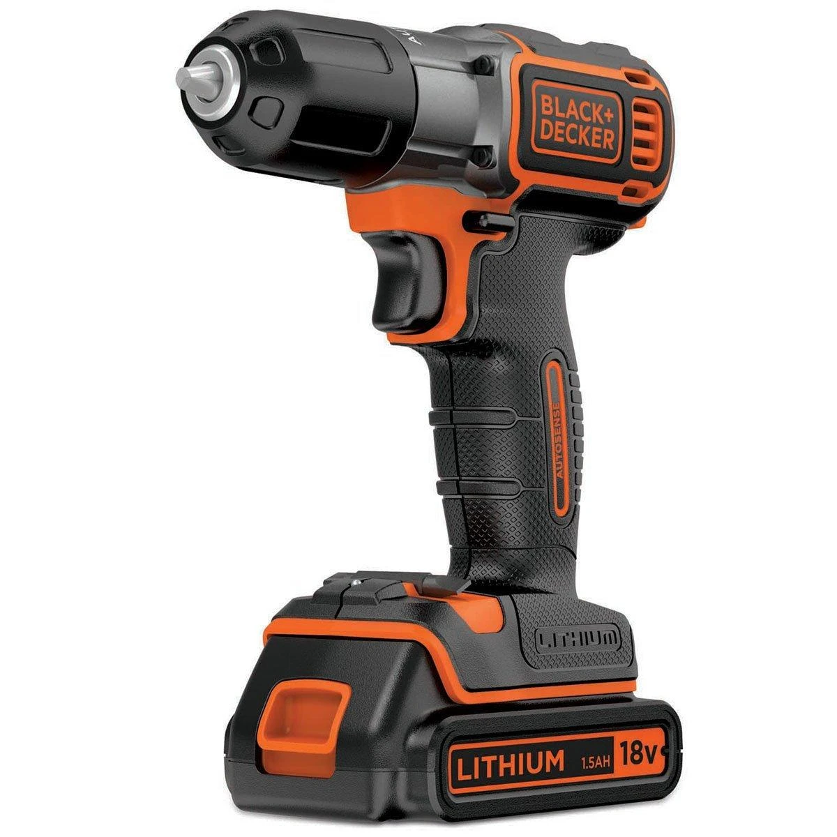 Black & Decker Juodas & Decker Combi drill Juodas & Decker ASD18KB-QW