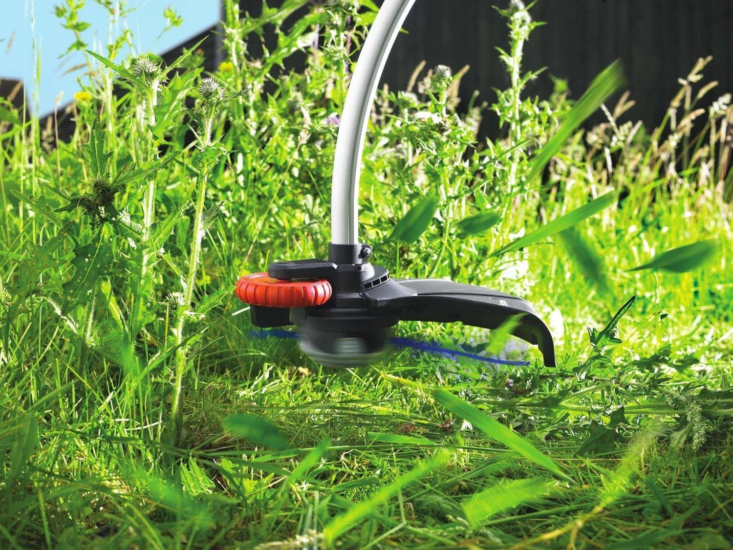 Black & Decker Juodas + DECKER 900W 35cm stiebo kirptuvas