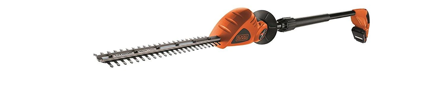 Black & Decker teleskopinės gyvatvorių žirklės GTC1843L20 18V 1x2.0Ah pilnas komplektas