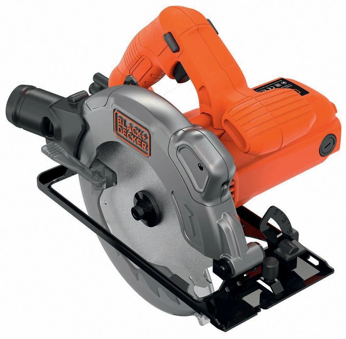 Elektrinis diskinis pjūklas CS1250L 190 mm 1250W, Black & Decker