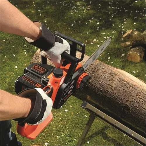 Black & Decker Juodas & Decker Akumuliatorinis grandininis pjūklas GKC3630L20 36V 2Ah 30 cm, Juodas & Decker